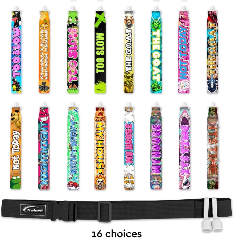 Trained Custom Flag Football Belt Set Includes 2 Pop Flag Football Flags and Belt | Durable Adult Flag Football Belts - Image 2